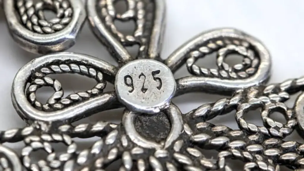 Silver jewelry , 925 silver number sign