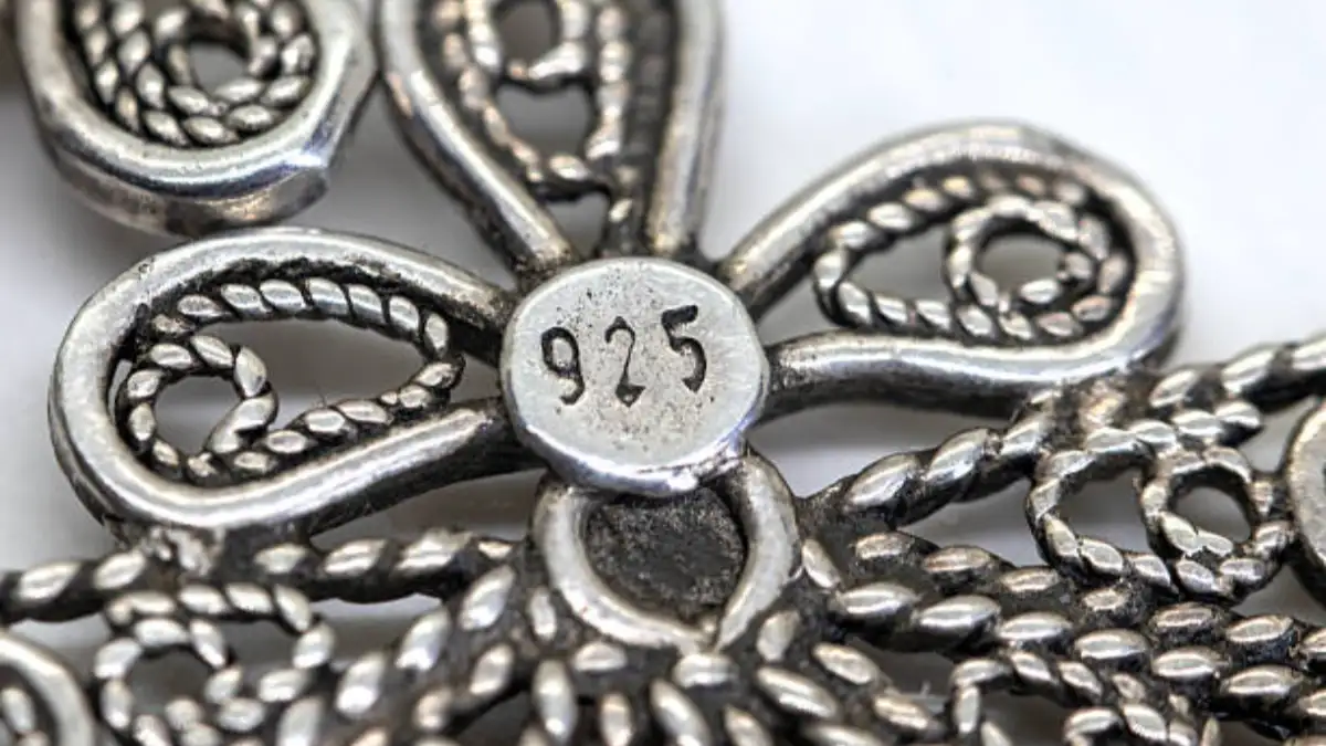 Silver jewelry , 925 silver number sign
